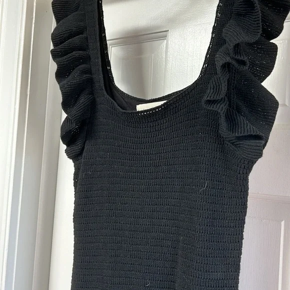 ANTHROPOLOGIE XSP brand new with tags summery black mini dress - Picture 3 of 6